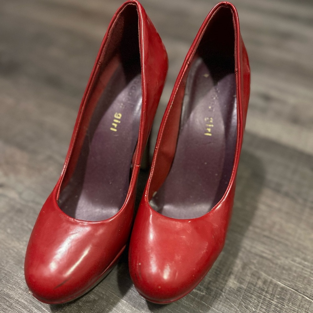 Red high heels